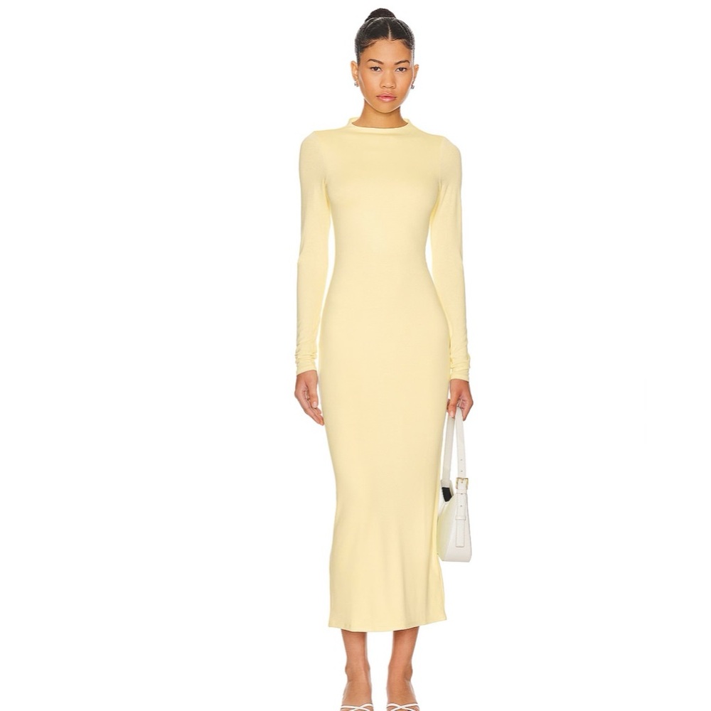 AFRM Juniper Dress in Buttercup